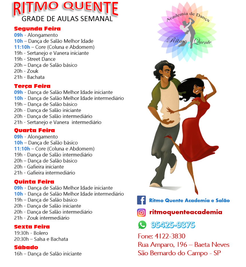 NOSSA GRADE DE AULAS